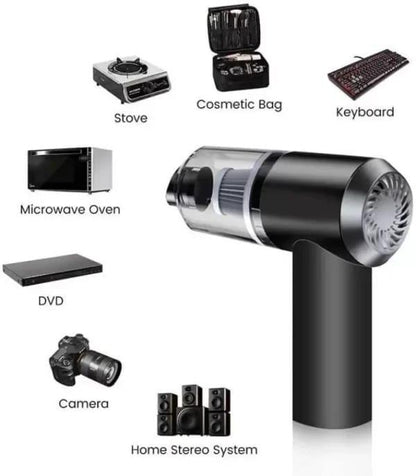 Portable Mini Vacuum Cleaner – Rechargeable & Powerful Suction for Home, Car & Office